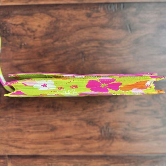 Lilly Pulitzer‎ Floral Clutch Wristlet Wallet Soft Cotton Bright Colorful Cute - Picture 12 of 15